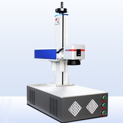 เครื่องหมายเลเซอร์ใยไฟเบอร์ CNC Max Raycus สําหรับโลหะเหล็กไร้ขัด 20W 30W 50W