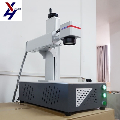 20W 30W 50W 100W Desktop Integrated Fiber Laser Marking Machine สําหรับโลหะทองเงิน