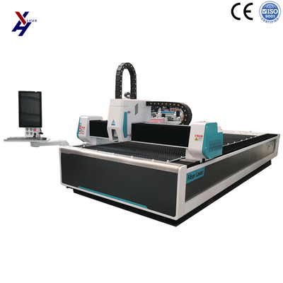 3000*1500 CNC ไฟเบอร์เลเซอร์ตัด 1000W 2000W 3000W โต๊ะเดียวสําหรับโลหะ