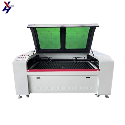 เครื่องตัดและฉลากเลเซอร์ CO2 หัวสอง 150W ทนทานสําหรับกระจก MDF อาคริลิคที่มีคุณสมบัติ 3 มิติสําหรับอุตสาหกรรมค้าปลีก