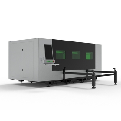 เครื่องตัดเลเซอร์ไฟเบอร์ CNC แบบอัตโนมัติเต็มด้านสําหรับสแตนเลส สแตนเลสคาร์บอนอลูมิเนียม 6000W สําหรับสแตนเลสตัด
