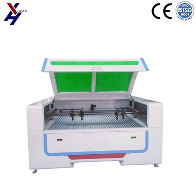 เครื่องแกะสลักเลเซอร์ CO2 100W 150W 1610 พร้อมหัวคู่ 4 หัว สำหรับ ไม้ อะคริลิค ยาง